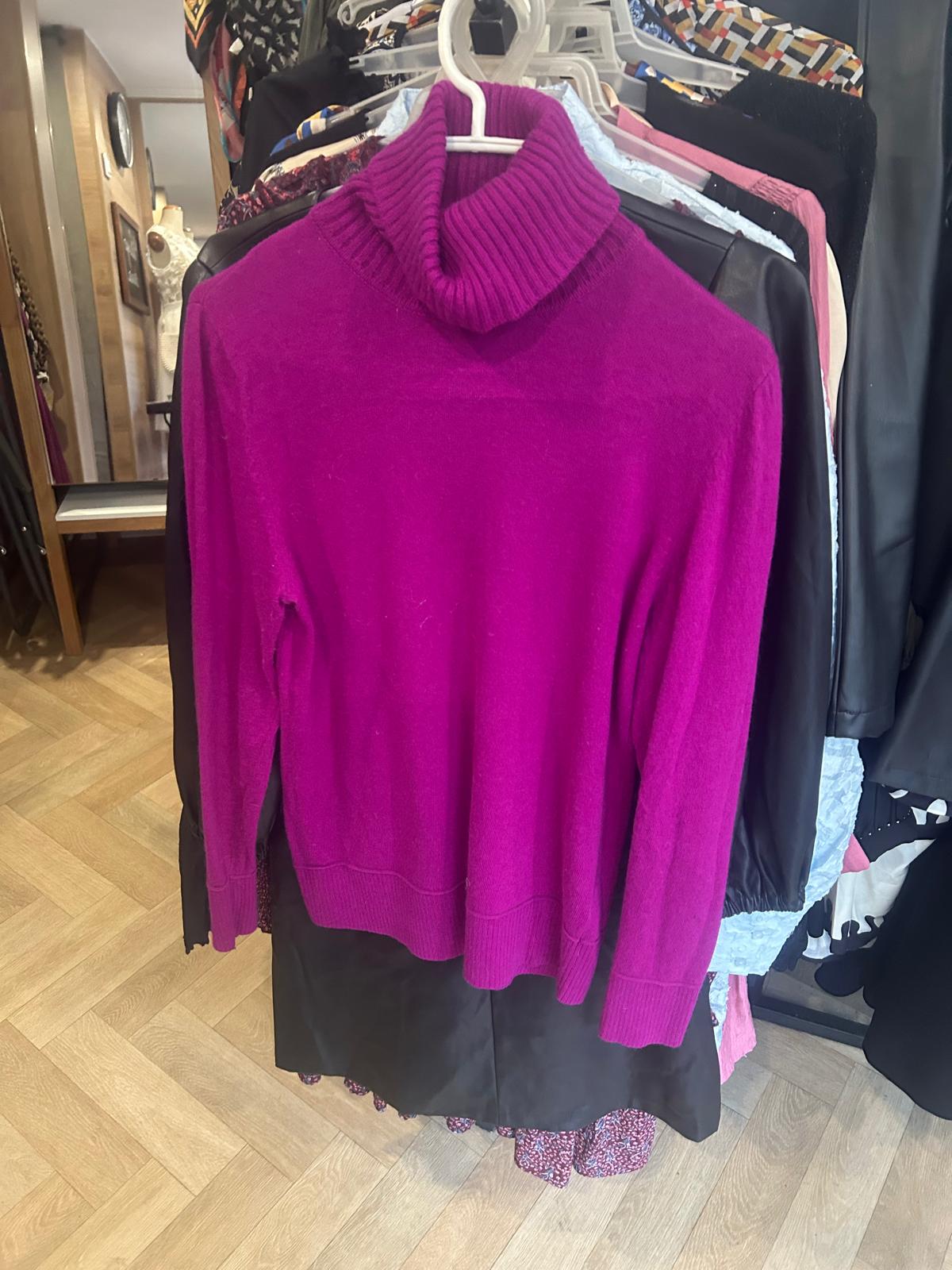 Sweter fuksja, golf